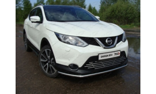 Защита передняя нижняя 42,4 мм код NISQASH14-01 на Nissan Qashqai (2014-) 