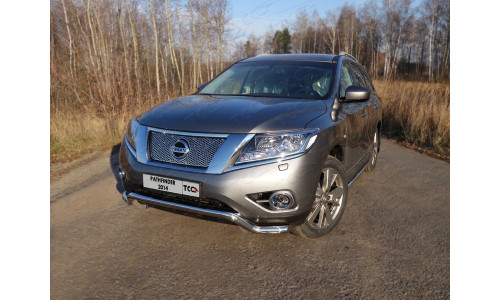 Защита передняя (кенгурин) 60,3 мм код NISPAT14-05 на Nissan Pathfinder (2014-) 