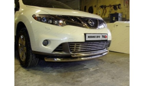 Защита передняя нижняя 60,3/50,8 мм код NISMUR10-01 на Nissan Murano Z51 (2008-2015) 