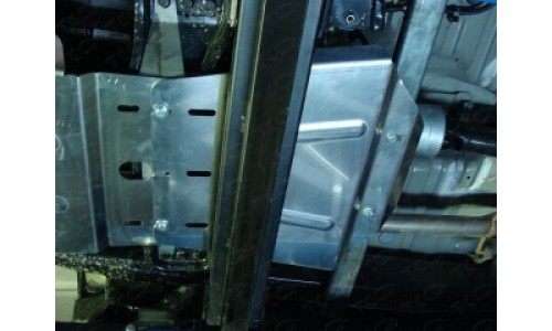 Защита раздатки (алюминий 4мм) код ZKTCC00049 на Mitsubishi L200 long (2014) 