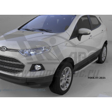 Пороги алюминиевые (Alyans) Ford EcoSport (2014-)