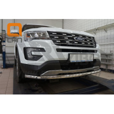 Защита переднего бампера Ford Explorer (2015-) (одинарная) d60