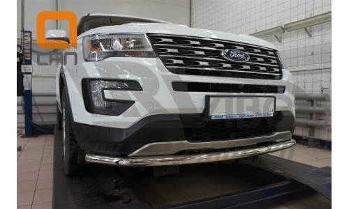 Защита переднего бампера Ford Explorer (2015-) (одинарная) d60 на Ford Explorer (2016-) 