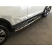 Пороги алюминиевые (Zirkon) Honda (Хонда) CR-V (2012-2014 / 2015-) на Honda CR-V (2012-2015) 
