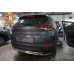 Защита заднего бампера Hyundai Tucson (2015-) (двойная) d60/60 на Hyundai Tucson (2015-2018) 