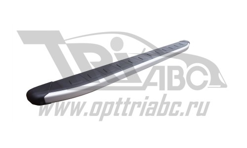 Пороги алюминиевые (Alyans) Jeep Renegade (2015-) на Jeep Renegade (2015-) 