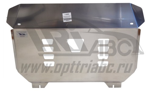 Защита картера двигателя и кпп Kia Sorento Prime (Киа Соренто) V-все (2015-)  (Алюминий 4 мм) на Kia Sorento Prime (2015-2018) 