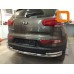 Защита заднего бампера Kia Sportage (Киа Спортаж) (2010-2016) (одинарная с уголками) d 60/42 на Kia Sportage (2010-2013) 