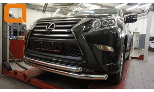 Защита переднего бампера Lexus GX460 (2014-) (двойная) d 76/60 на Lexus GX460 (2014-) 