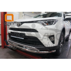 Защита переднего бампера Toyota RAV 4 (2016-) (одинарная) d60