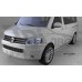 Защита штатных порогов Volkswagen T5 / T6 (2012-) (одинарная) d 60 (короткая база) на Volkswagen Multivan T5 (20010-2015) 