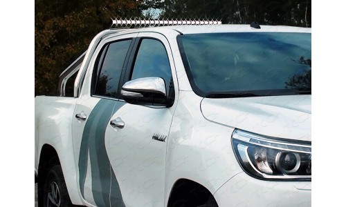 Защита кузова 76,1 мм со светодиодной фарой код TOYHILUX15-16 на Toyota Hilux Revo (2015-) 