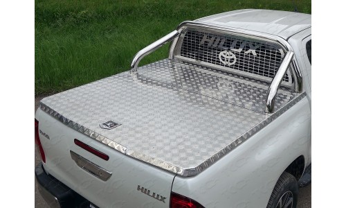 Защита кузова и заднего стекла 75х42 мм код TOYHILUX15-41 на Toyota Hilux Revo (2015-) 