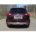 Защита задняя (центральная) 75/42,4 мм код INFQX5016-07 на Infiniti QX50 (2016-2018) 