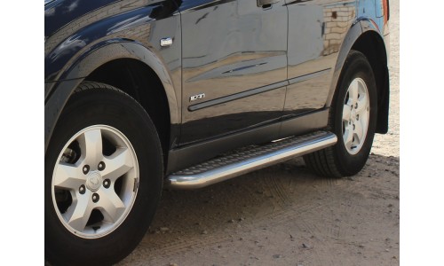 Пороги с листом d-60 (KST09_1.2) на Kia Sorento (2009-2012) 