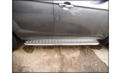 Пороги с листом d-43 (LIFX60_2.3) на Lifan X60 (2011-2016) 