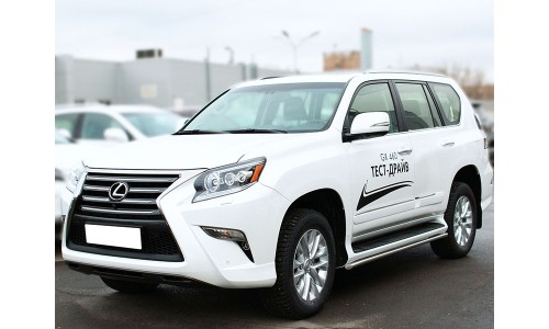 Пороги (обвод штатного порога) d-43 (GX13_2) на Lexus GX460 (2014-) 