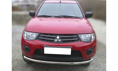 Защита переднего бампера по низу бампера d-76 (MBT_1.1) на Mazda BT-50 (2007-2012) 