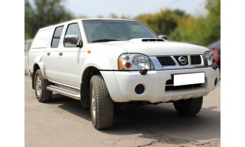 Пороги с листом d-76 (NP300_2) на Nissan NP300 (2010-) 