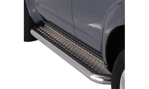 Пороги с листом d-53 (NP_2.4) на Nissan Pathfinder (2005-2010) 