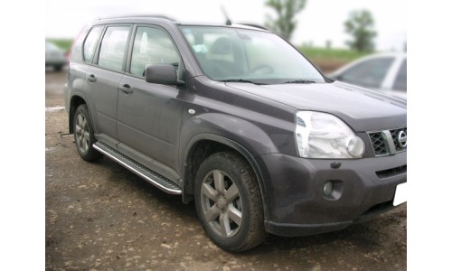 Пороги с листом d-43 (NXTN_3) на Nissan X-Trail T31 (2007-2010) 
