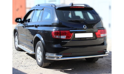  Защита заднего бампера  волна  d-60+53 (SSK 3.2)  на Ssang Yong Kyron (2007-) 
