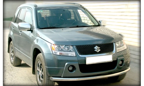 Дуга передняя по низу бампера d-60 радиусная (GVN_8) на Suzuki Grand Vitara (5 дв.) (2005-2008) 
