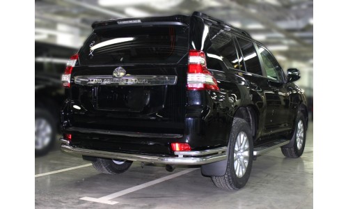  Защита заднего бампера  волна  d-76+43 (LCPR13_3.3)  на Toyota Land Cruiser Prado 150 (2013-2017) 