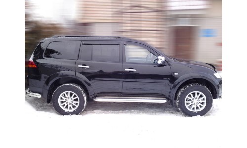 Пороги лист d-60 (MPS14_2.1) на Mitsubishi Pajero Sport (2013-2015) 