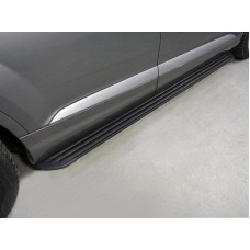 Пороги алюминиевые `Slim Line Black` 2020 мм код AUDIQ715-10B