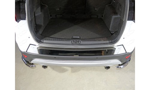 Накладка на задний бампер (лист зеркальный) код FORKUG17-11 на Ford Kuga (2016-) 