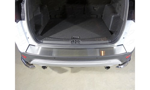 Накладка на задний бампер (лист шлифованный) код FORKUG17-12 на Ford Kuga (2016-) 