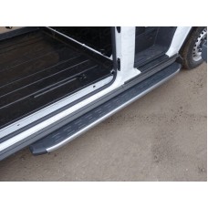 Порог алюминиевый с пластиковой накладкой (карбон серебро) 1720 мм (правый) код FORTRAN16-07SL Порог алюминиевый с пластиковой накладкой (карбон серебро) 1720 мм (правый) код FORTRAN16-07SL