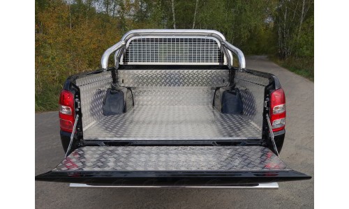 Защитный алюминиевый вкладыш в кузов автомобиля (комплект) код FIAFUL16-11 на Fiat Fullback (2015-) 