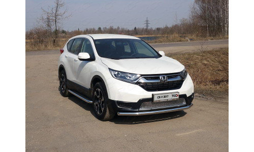 Защита передняя нижняя 60,3 мм код HONCRV17-19 на Honda CR-V (2017-) 