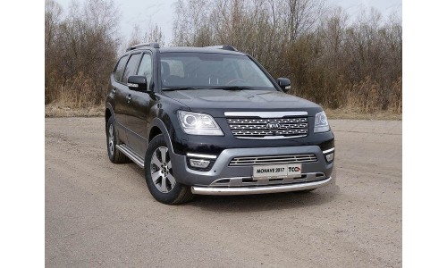 Защита передняя нижняя 76,1 мм код KIAMOH17-10 на Kia Mohave (2017-) 
