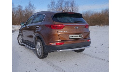 Защита задняя 60,3 мм код KIASPORT16-26 на KIA Sportage (2016-) 