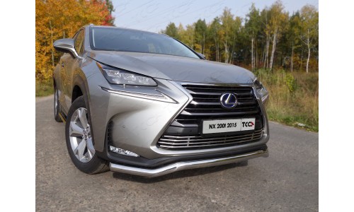 Защита передняя (кенгурин) 60,3 мм код LEXNX20015T-02 на Lexus NX 200t (2015-2017) 