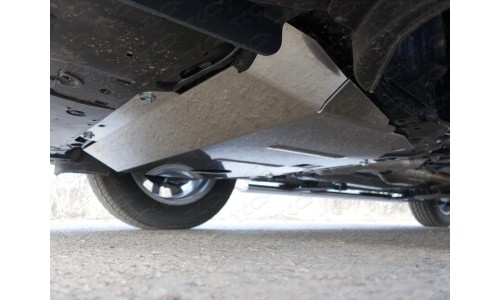 Защита картера и КПП (алюминий) 4 мм код ZKTCC00015 на Mazda CX-5 (2015-2017) 