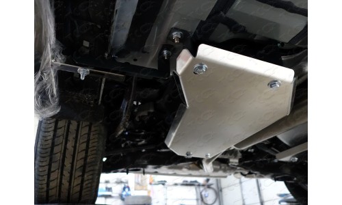 Защита правого бака (алюминий) 4мм код ZKTCC00128 на Mazda CX-5 (2015-2017) 