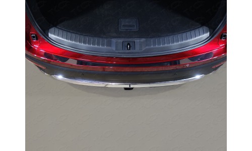Накладка на задний бампер (лист зеркальный) код MAZCX917-05 на Mazda CX-9 (2017-) 