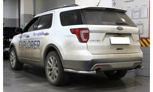 Защита заднего бампера