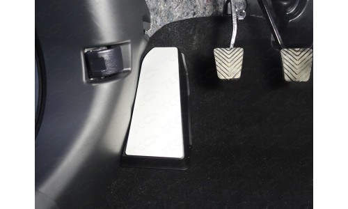 Накладка площадки левой ноги (лист алюминий 4мм) код MITSASX17-24 на Mitsubishi ASX (2017-) 