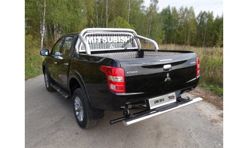 Защита кузова и заднего стекла 76,1 мм код MITL20015-17 на Mitsubishi L200 (2015-2019) 