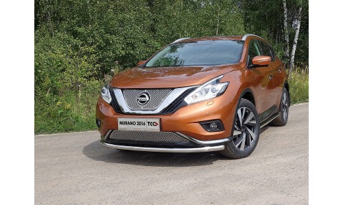 Защита передняя нижняя 60,3 мм код NISMUR16-07 на Nissan Murano Z52 (2016-) 