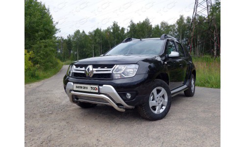 Защита передняя (кенгурин) 60,3 мм код RENDUST15-01 на Renault Duster (2015-) 