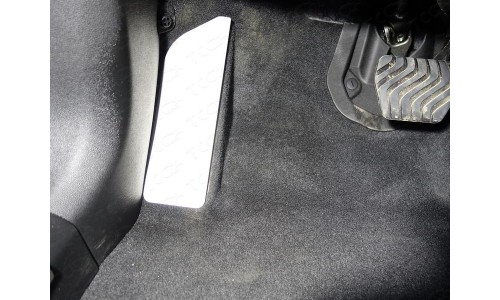 Накладка площадки левой ноги (лист алюминий 4мм) код RENKOL17-34 на Renault Koleos (2017-) 