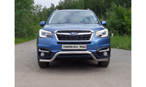 Защита передняя (кенгурин) 60,3 мм код SUBFOR16-25 на Subaru Forester (2016-) 