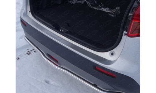 Накладка на задний бампер (лист шлифованный) код SUZVIT15-19 на Suzuki Vitara (5 дв.) (2015-) 