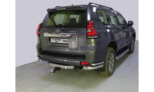 Насадка на глушитель Premium 180 мм (Dвн 89 мм, Dвнт 73 мм) код NGTCC004 на Toyota Land Cruiser Prado 150 (2017-) 